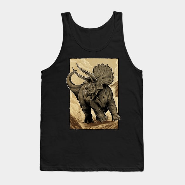 Triceratops horridus Tank Top by AdamWorks